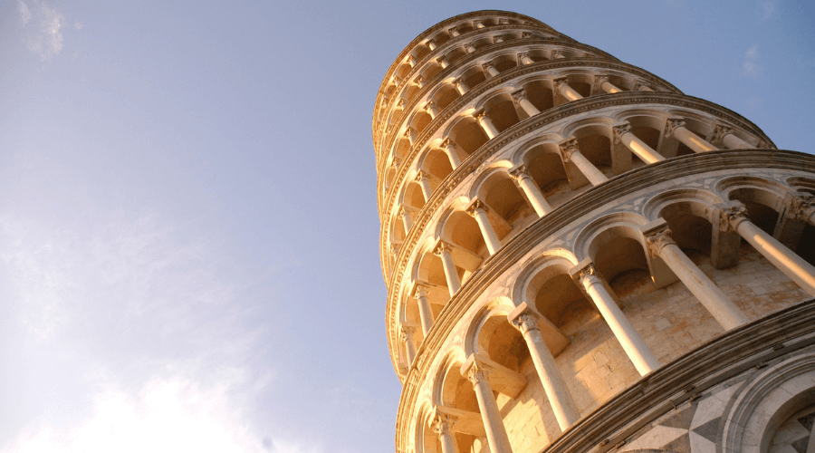 Centro storico pisa luci